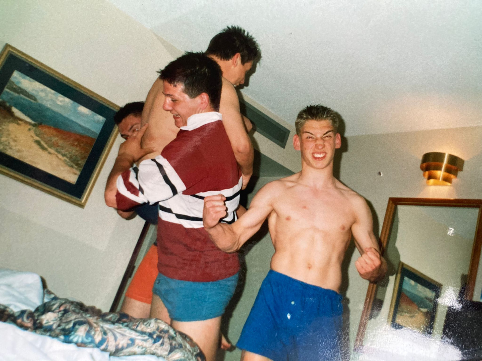 Hotel room high jinks