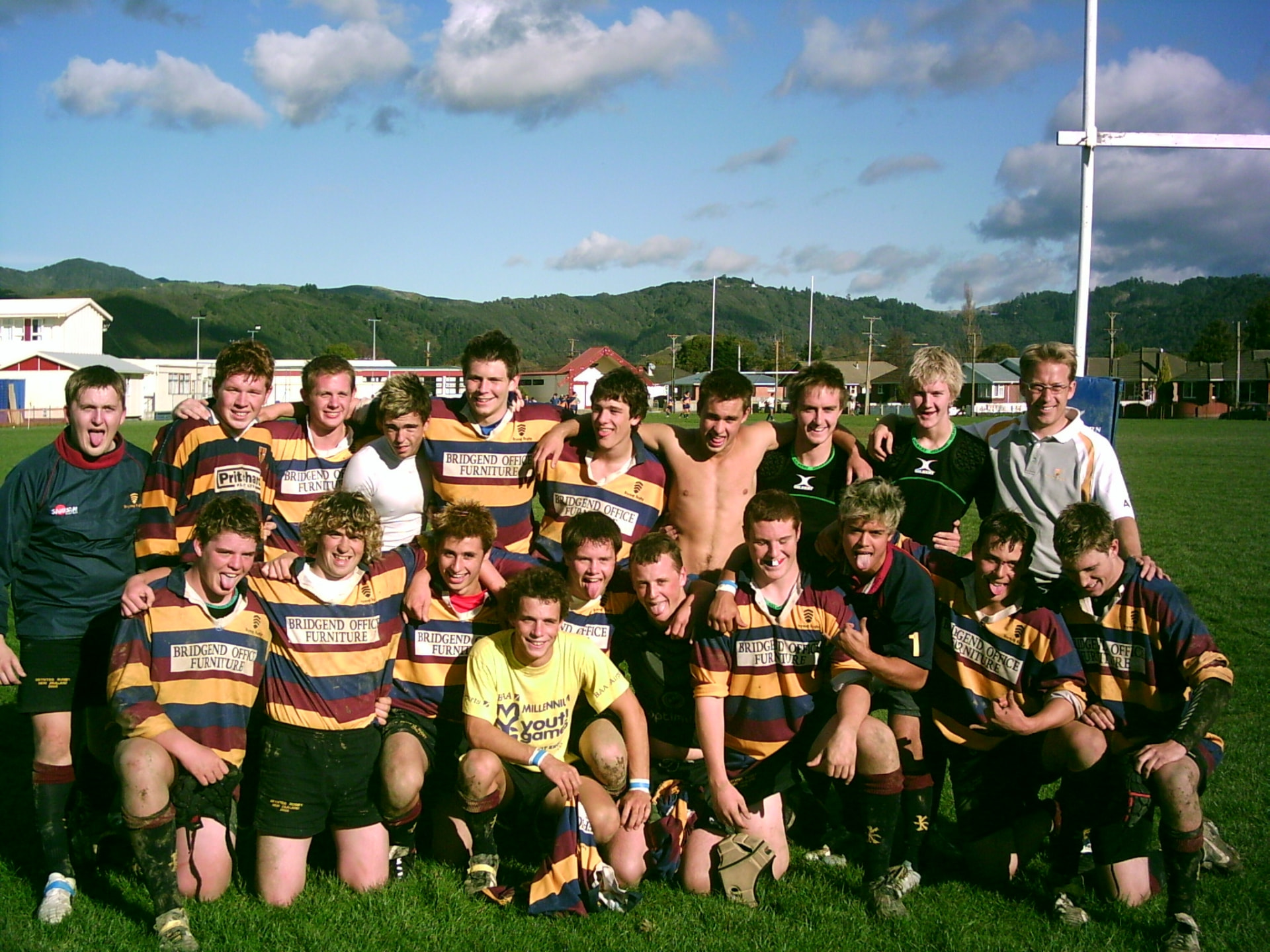 Second team after the game at Upper Hutt