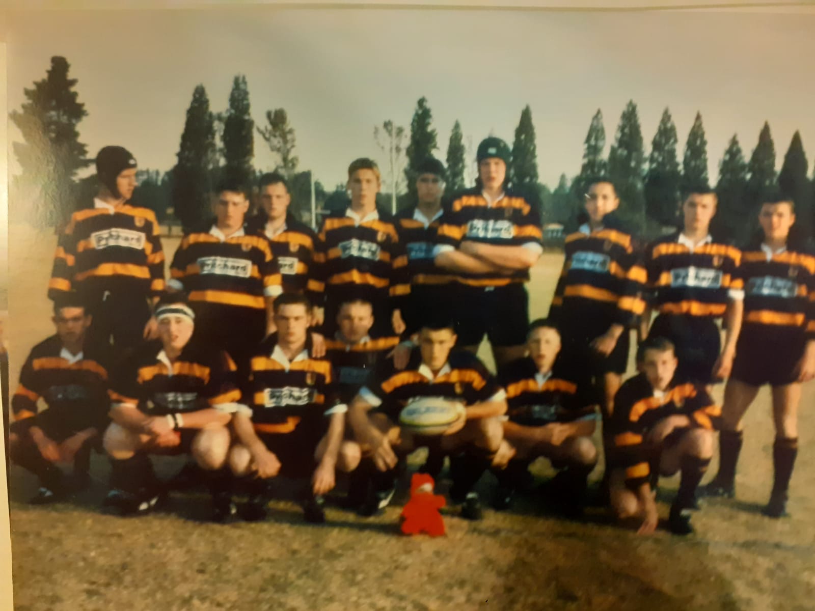 Team photo on tour